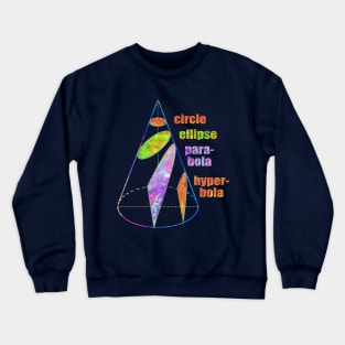 Conics meets Flower Power Crewneck Sweatshirt